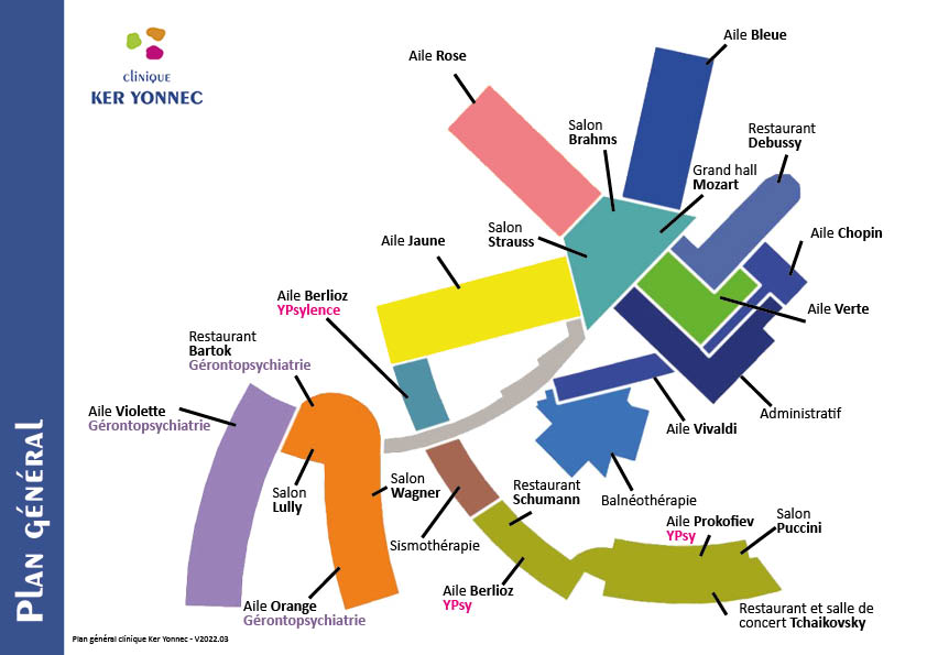 Plan général de l'établissement